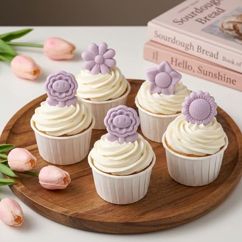 Flower Silicone Candy Molds - Sunflower & Tulip Chocolate Mold