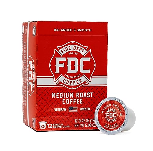 Fire Department Coffee Original Medium Roast K-Cup Pods - 12 Count