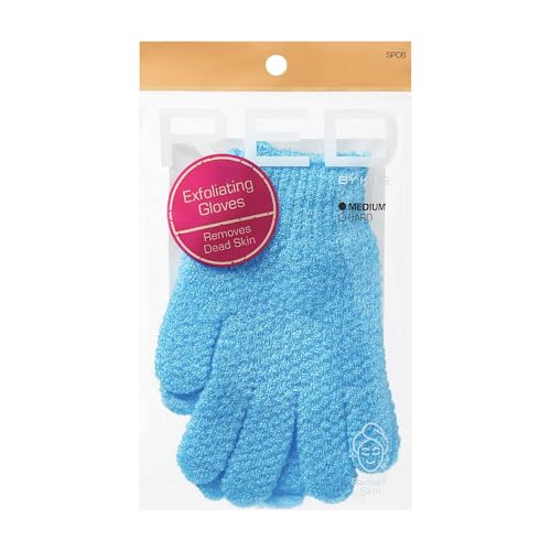 Red by Kiss Body Exfoliating Bath Mitten Glove for Smoother Skin