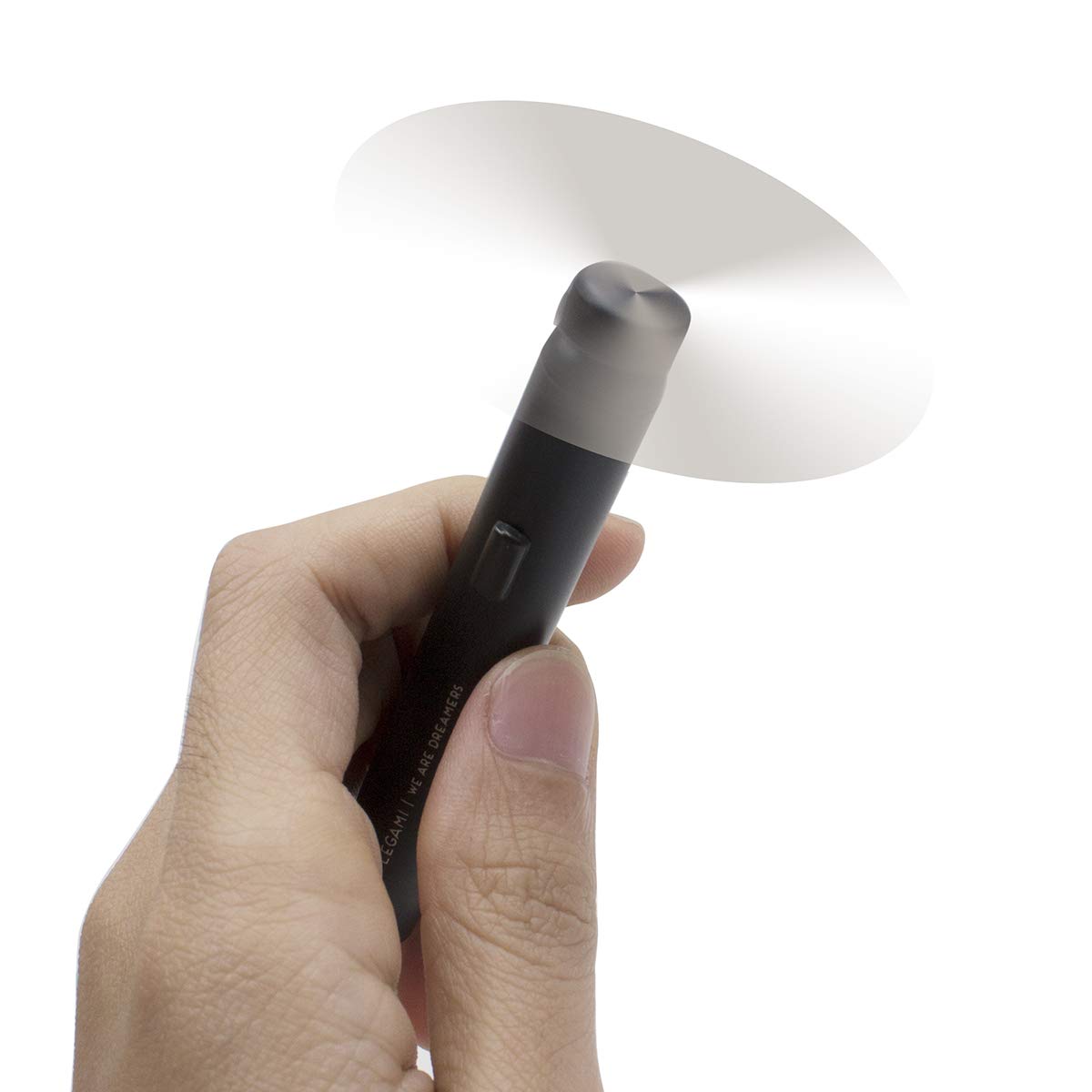 GS GLOWSEEN Pocket Fan, Mini Portable Handheld Fan Battery Powered Cooling Fan for Women Men Reading Home Office Travel Camping
