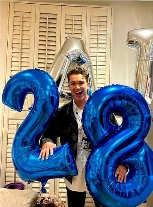 Giant Navy Blue 40-Inch Number 2 Balloons - Perfect for Birthday Celebrations & Anniversaries