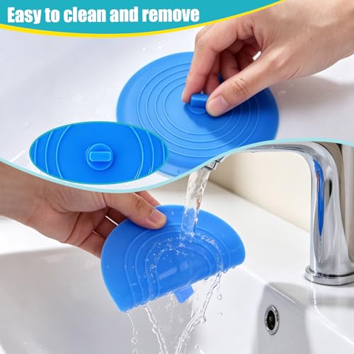 Universal 6-Inch Silicone Drain Stopper 5 Pack - Multi-Color