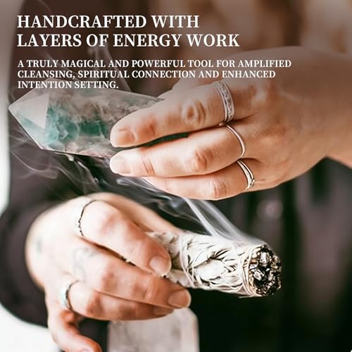Sage & Santo White Sage Smudge Sticks - 4" Incense Bundles for Cleansing & Meditation (3 Pack)