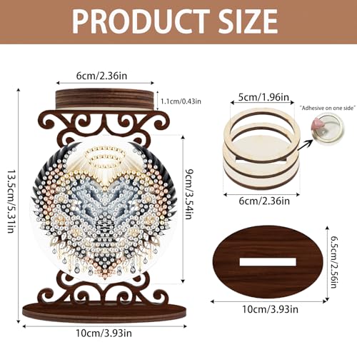 Double-Sided Diamond Art Candlestick Holder - 5D DIY Ornament