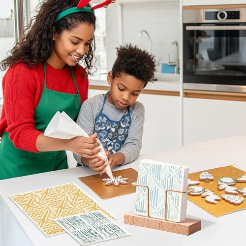 Morigins Swedish Kitchen Towel Set - 8 Pack Reusable Orange Sponge Cloths