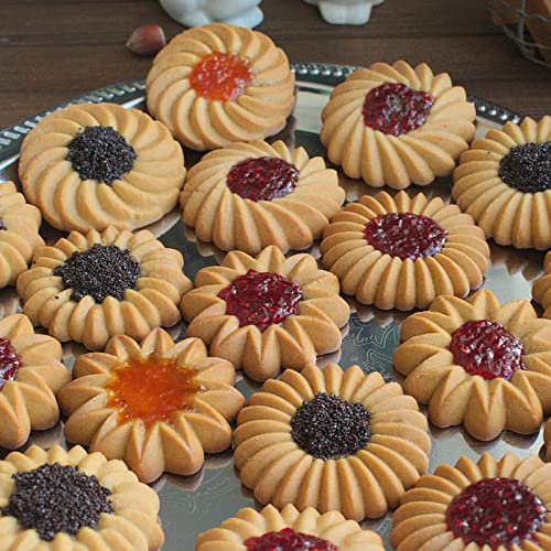 Wooden Cookie Biscuit Mold 3D Embossing Baking Tool Halloween Christmas Set - Cookies-B 2PCS