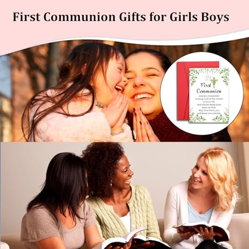 First Communion Gifts for Kids - Christian Confirmation Cards