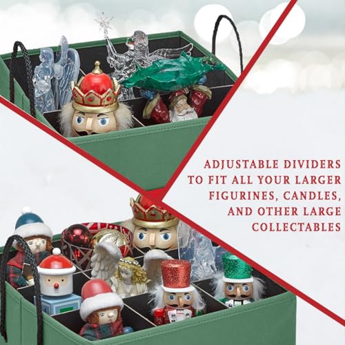 HOLDN’ STORAGE Green Figurine Collectible Storage Box - Protect & Organize Holiday Decor
