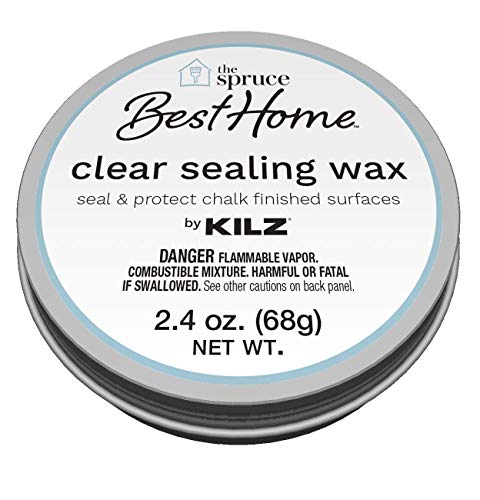 KILZ Clear Sealing Wax for Chalky Finish Paint - 2.4 oz Protective Finish