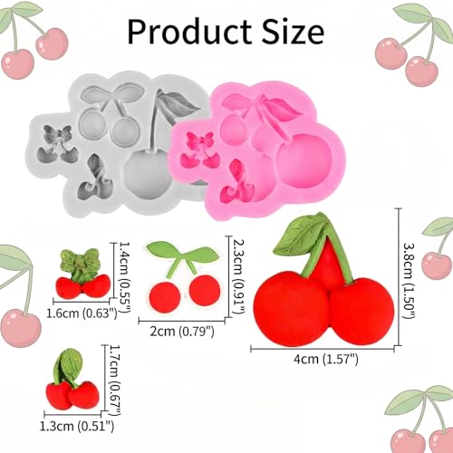Mini Silicone Chocolate Molds - 2 Pack, Non-Stick & Heat-Resistant