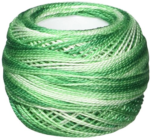 DMC Pearl Cotton Thread Size 8 - 95 Yards, Green Embroidery Thread