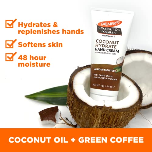 Palmer's Coconut Oil Hand Cream - Moisturizing Dry Skin Lotion 3.4 Oz
