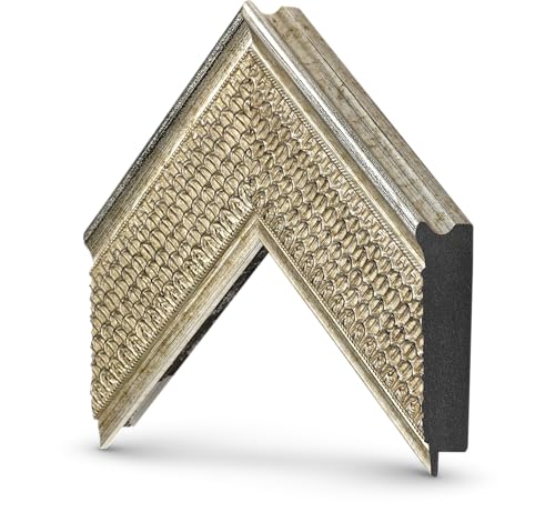 Gatsby Silver Deco TV Frame for Samsung The Frame & Pro TVs