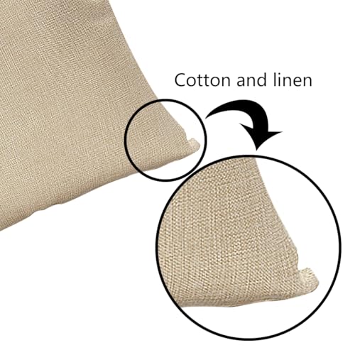 Home Sweet Home Throw Pillow Cover 18x18 | Rustic Linen Blend Cushion