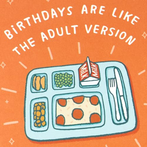Hallmark Funny Birthday Card - Pizza Day Design, Orange