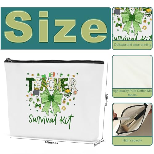 Teacher Makeup Bag - Appreciation Gift Cosmetic Travel Pouch Organizer