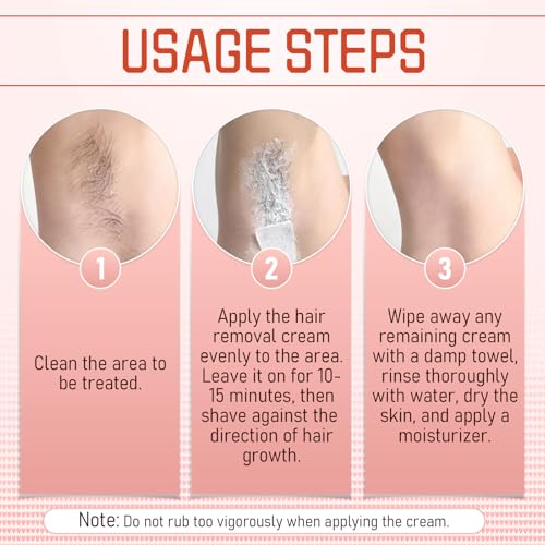 Diehous Facial Hair Removal Cream for Women 2PCS - Sensitive Skin Formula