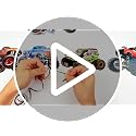 Monster Truck Happy Birthday Banner Set - Blue Racing Party Decorations