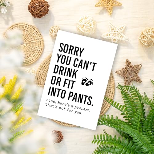 Funny & Sarcastic Baby Shower Card - Humorous Congrats for New Mom & Dad