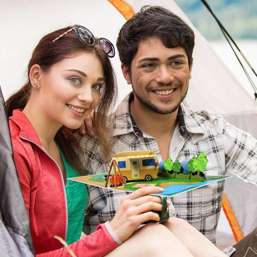 3D Camping RV Pop Up Card for Birthday, Father's Day, Anniversary