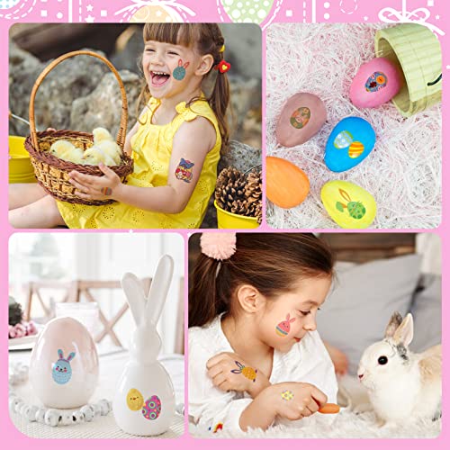 Easter Temporary Tattoos for Kids - 80+ Bunny & Egg Stickers