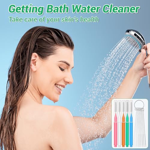 MAPVOLUT 70-in-1 Shower Head Cleaner Kit - Pink, White, Orange, Green, Blue