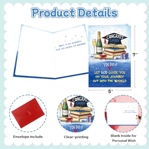 Class of 2026 Graduation Card - Christian Inspirational Design