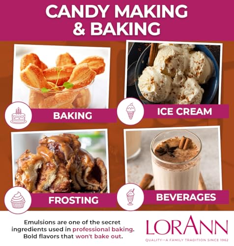 LorAnn Cinnamon Spice Emulsion - 4 oz | Flavoring for Baking