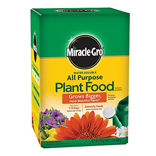 Miracle-Gro Water Soluble All Purpose Plant Food - 1.5 lb Fertilizer for All Plants
