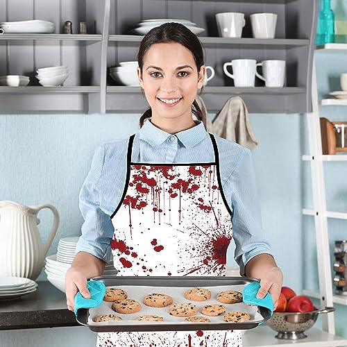 Halloween Bloody Apron for Cooking and Grilling - Spooky Design