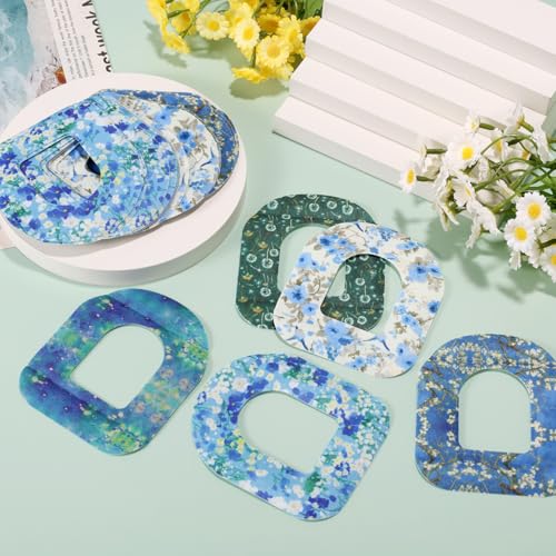 25pcs Adhesive Patches for Omnipod 5, Sensor Stickers Waterproof & Breathable CGM Overpatch Sensor Cover Tape Compatible with Omni Pod 5 (Oil Painting Style)