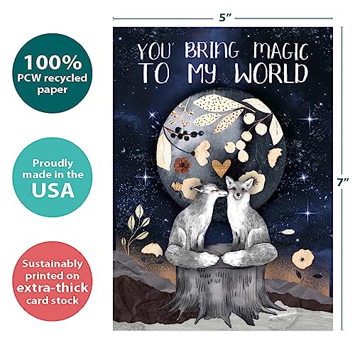 Tree-Free Birthday Card - You Bring Magic - 5x7 - Eco-Friendly