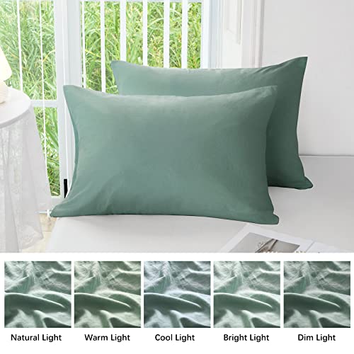 MILDLY Sage Green Body Pillowcase - 20x54 Inches, Soft Microfiber