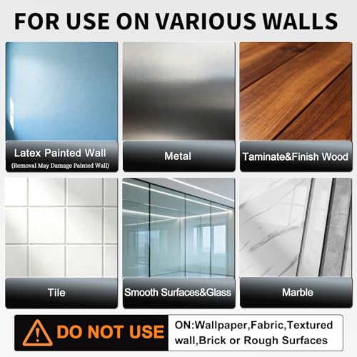36 Pack Clear Adhesive Wall Hooks - Damage-Free Utility Hooks for Hanging Decorations & Lightweight Items