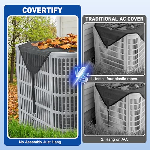 COVERTIFY 36x36in Outdoor AC Unit Cover - Breathable Mesh Protection