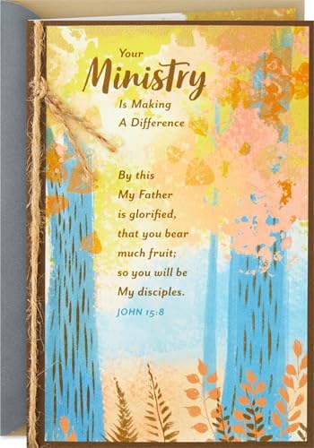Hallmark Thank You Card for Minister - Encouragement & Appreciation