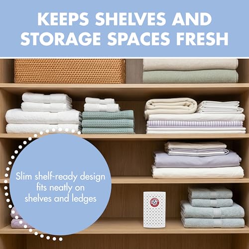 Arm & Hammer OdorBusterz ShelfMATE White Linen 1 Pack - Odor Absorber for Shelves & Storage