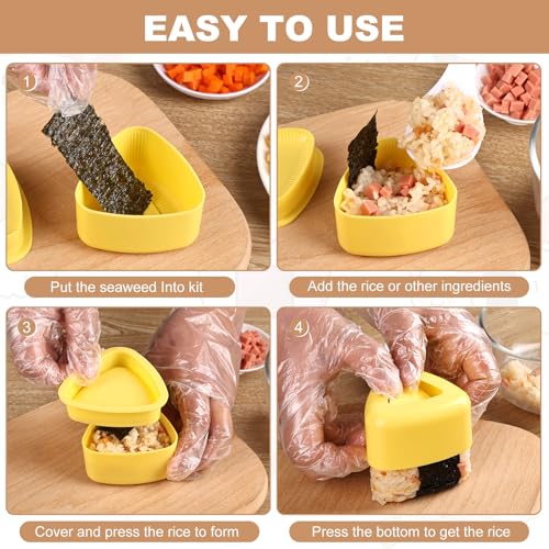 Onigiri & Musubi Maker 3-Pack - Rice Ball Mold Set