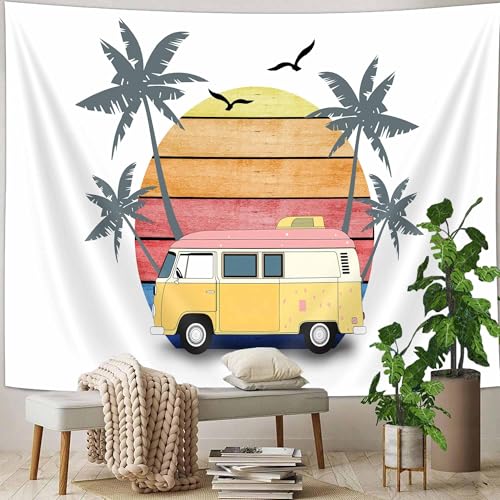 JAWO North Carolina Retro Wall Tapestry for College Dorm & Room Decor