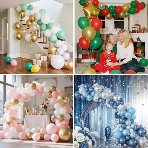 35 Pcs Pink and Gold Balloon Set for Baby Shower & Parties