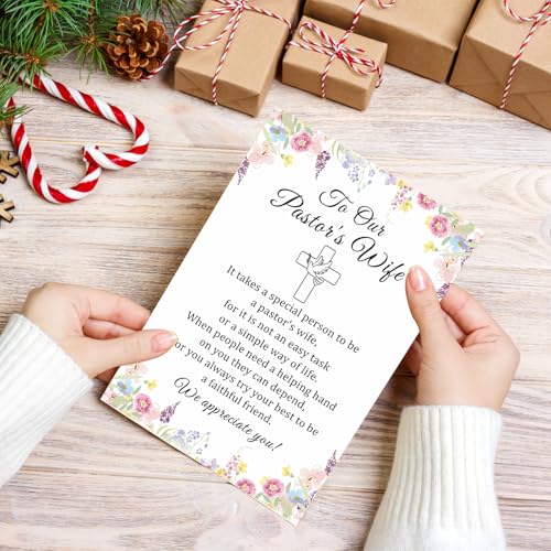 Pastor Wife Appreciation Thank You Card Christian Gift