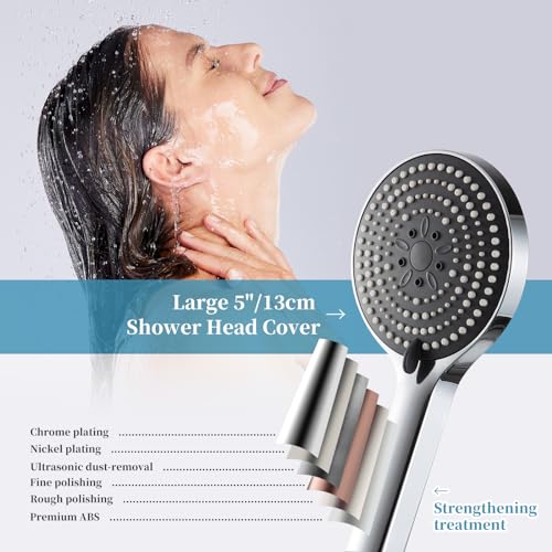OFFO 6-Mode Handheld Shower Head - High Pressure & Chrome Finish
