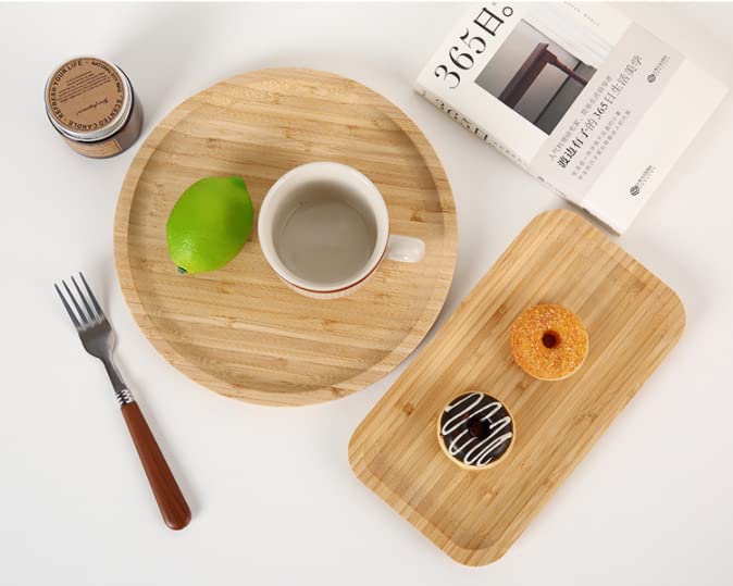 Bamboo Vanity Tray for Bathroom & Home Decor – 7.9 x 5.1 x 0.8 Inch
