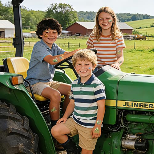 Tractor Temporary Tattoos for Kids - 200+ Farm Party Favors