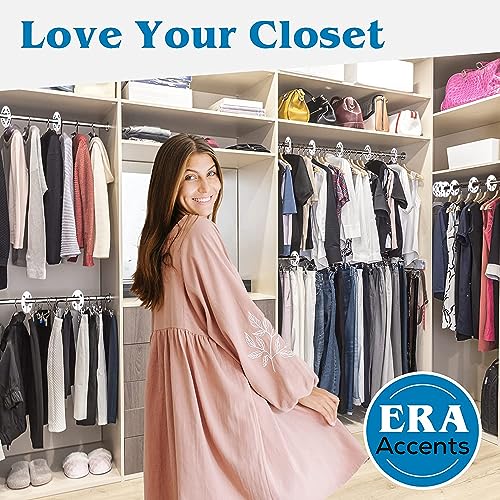 ERA Accents 30-Pack White Closet Dividers for Hanging Clothes Organization