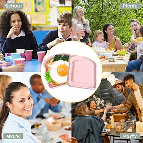 Reusable Sandwich Containers for Lunch - BPA-Free, Microwave Safe