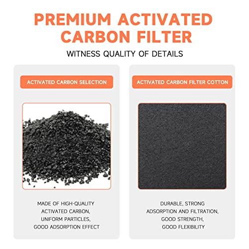 Activated Charcoal Air Vent Filters 4x12 Inch - 6 Pack