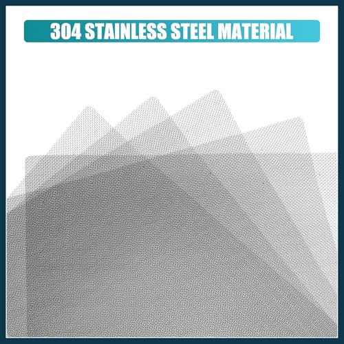 5-Pack Stainless Steel Welding Mesh Screen for Repairs - 20x15cm