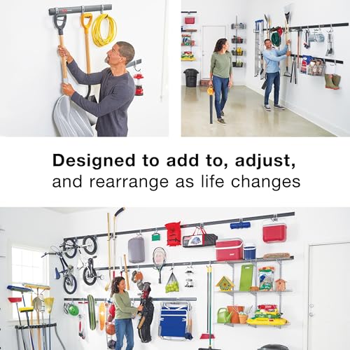 Rubbermaid FastTrack Vertical Ball Rack - Wall-Mounted Garage Storage