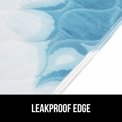 GORILLA GRIP Washable Underpads, Waterproof Reusable Heavy Absorbency Incontinence Bed Pads, Leak Proof Toddler Mattress Pad, 52x44 Slip Resistant Protector for Bedwetting, Adults and Kids, White